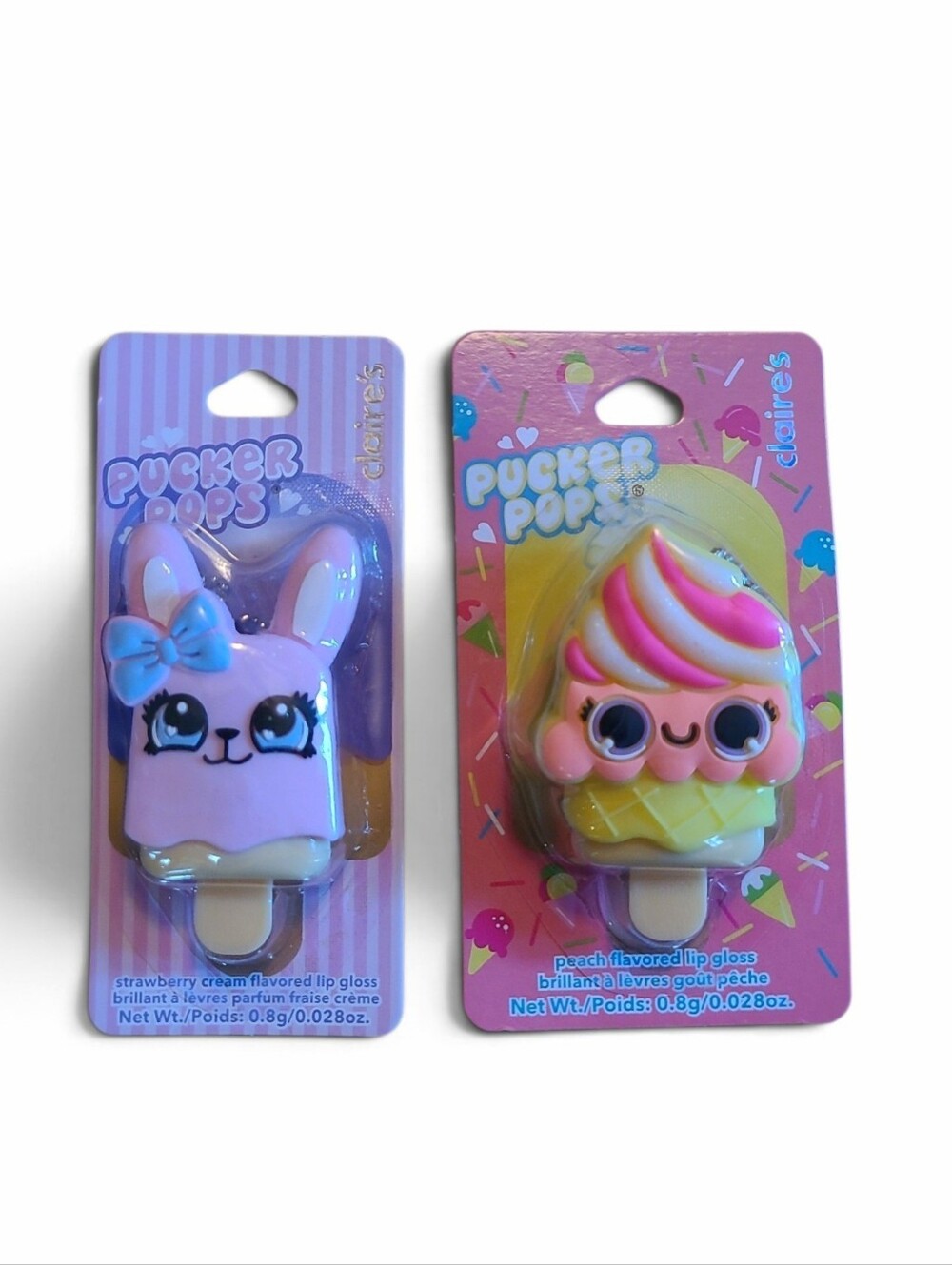 Claire's Pucker Pops! NIB! Lot Of Flavored Lip Gloss